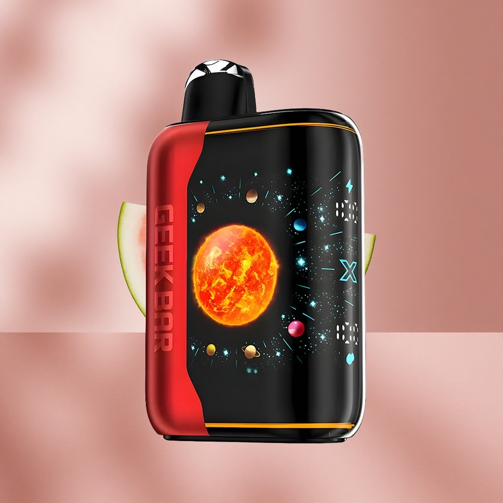 GEEK BAR Platinum Edition 25000 Арбузный Лёд с 20 мл жидкости и Dual Mesh Coil