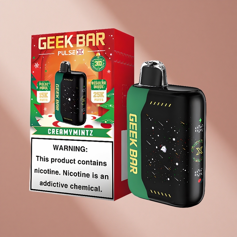 Geek Bar Pulse X 25000 Puffs с 18 мл предзаправленной жидкости и USB Type-C