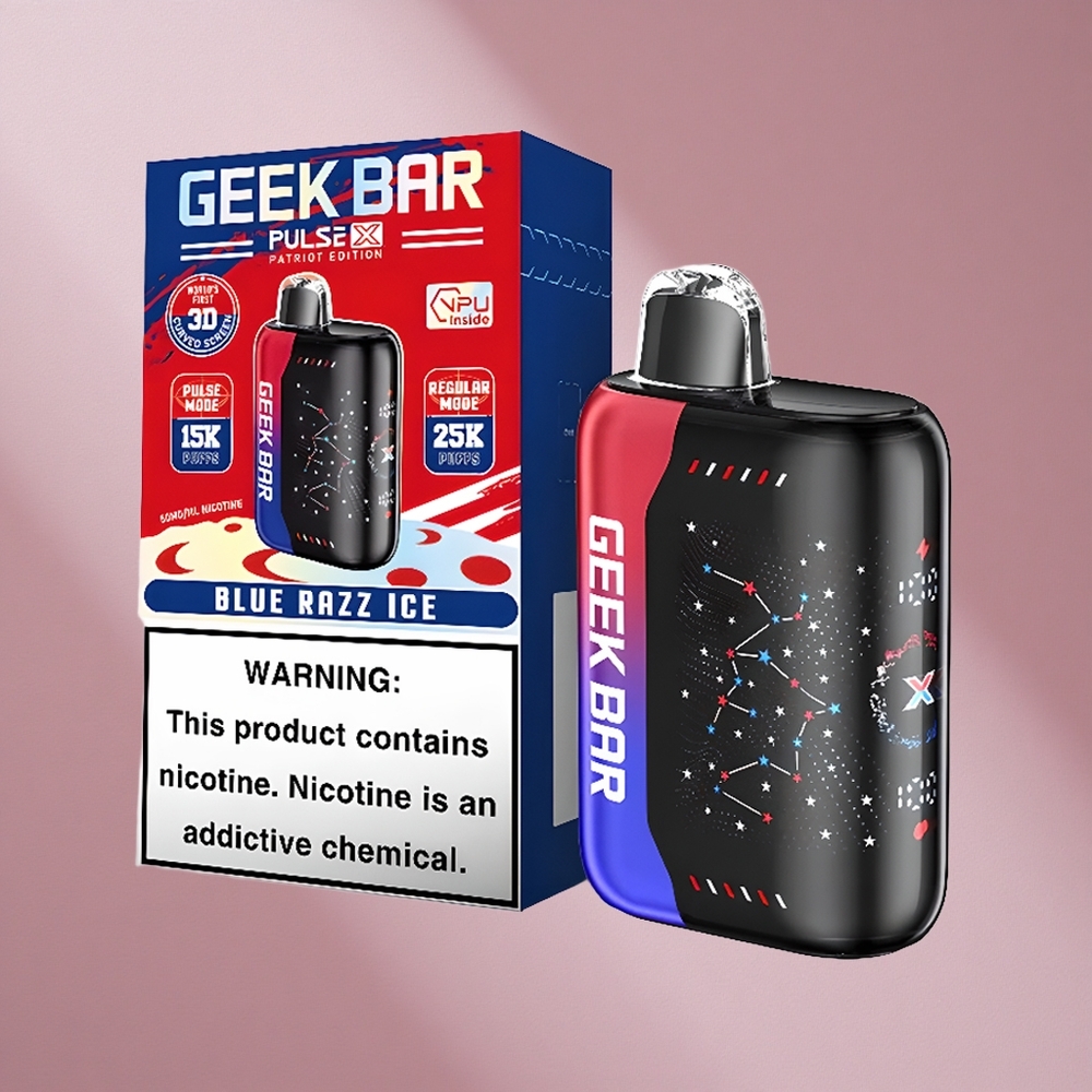 Geek Bar Pulse X 25000 Puffs с до 25000 затяжек и 18 мл жидкости Patriot Edition