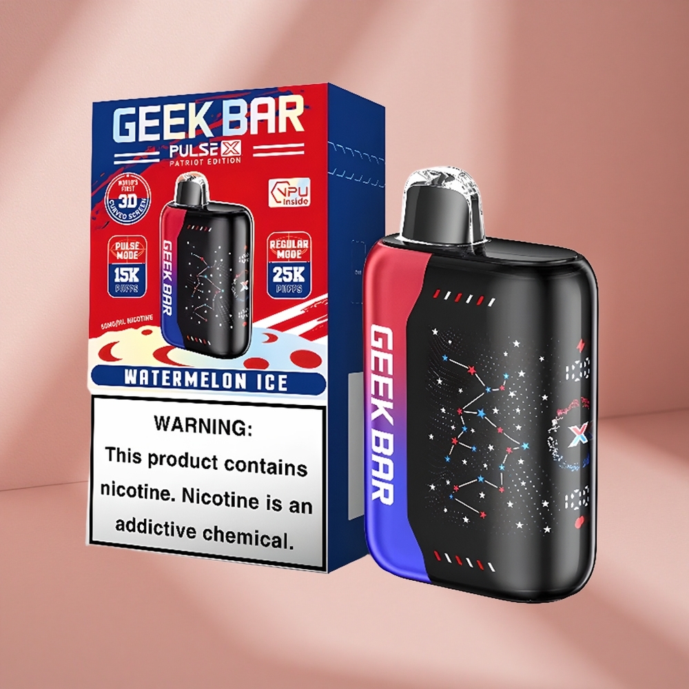 Geek Bar Pulse X 25000 Puffs с до 25000 затяжек и 18 мл жидкости Patriot Edition