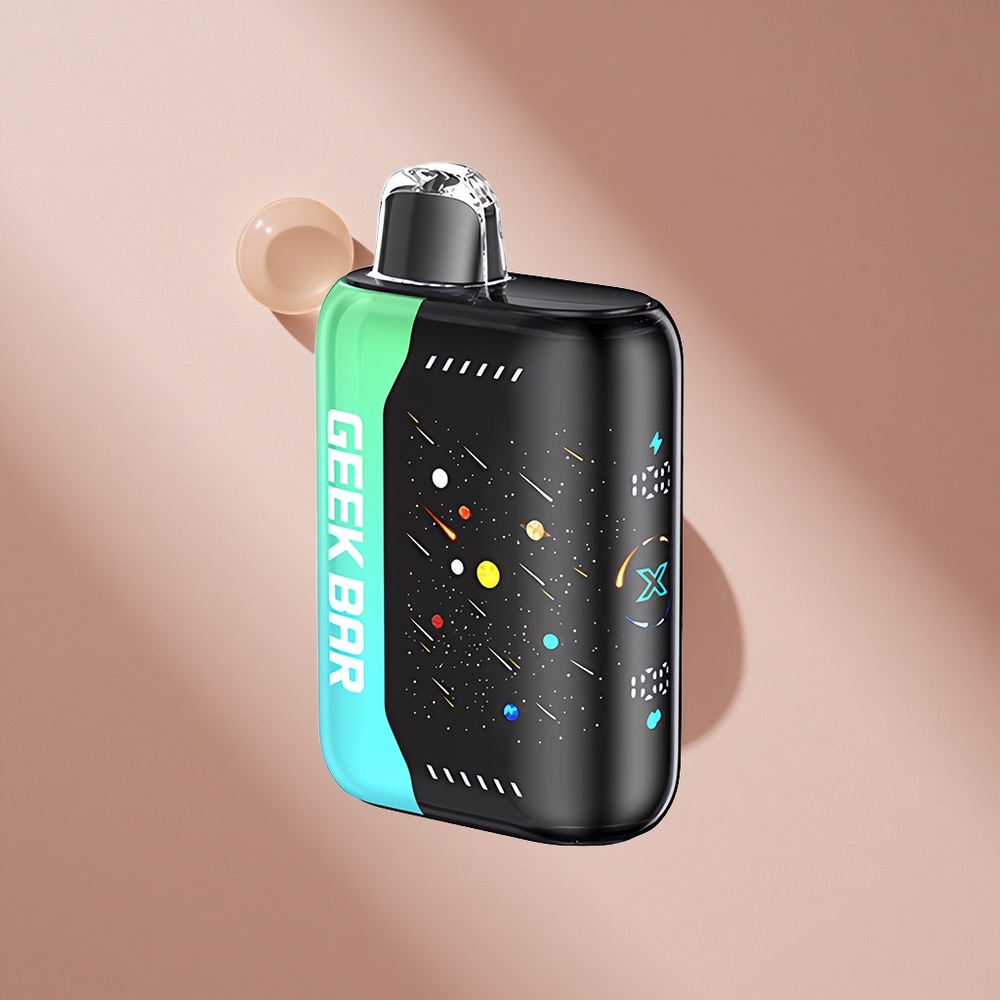 GEEK BAR Pulse X 42K Puffs Метеор Издание с 3D изогнутым экраном и ATL Мята