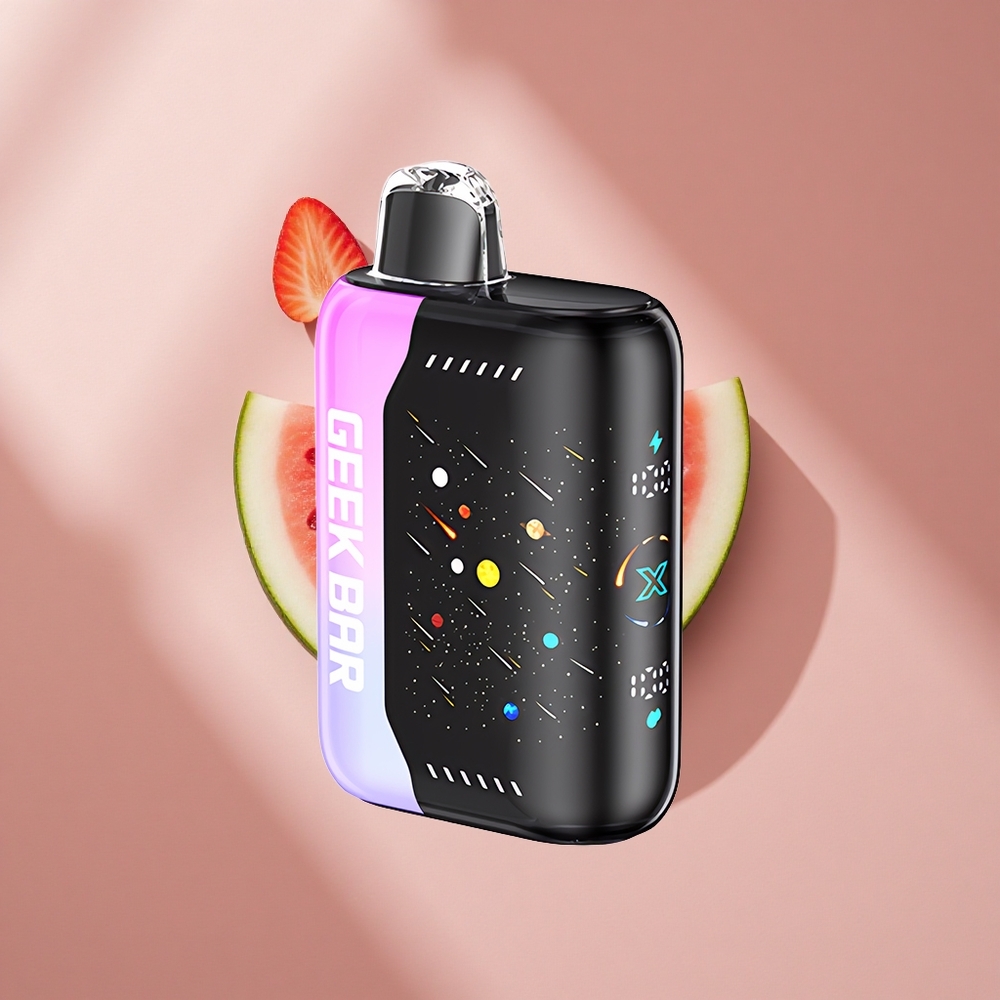 GEEK BAR Pulse X 42K Puffs Метеор Edition Клубничный Арбуз с 3D изогнутым экраном