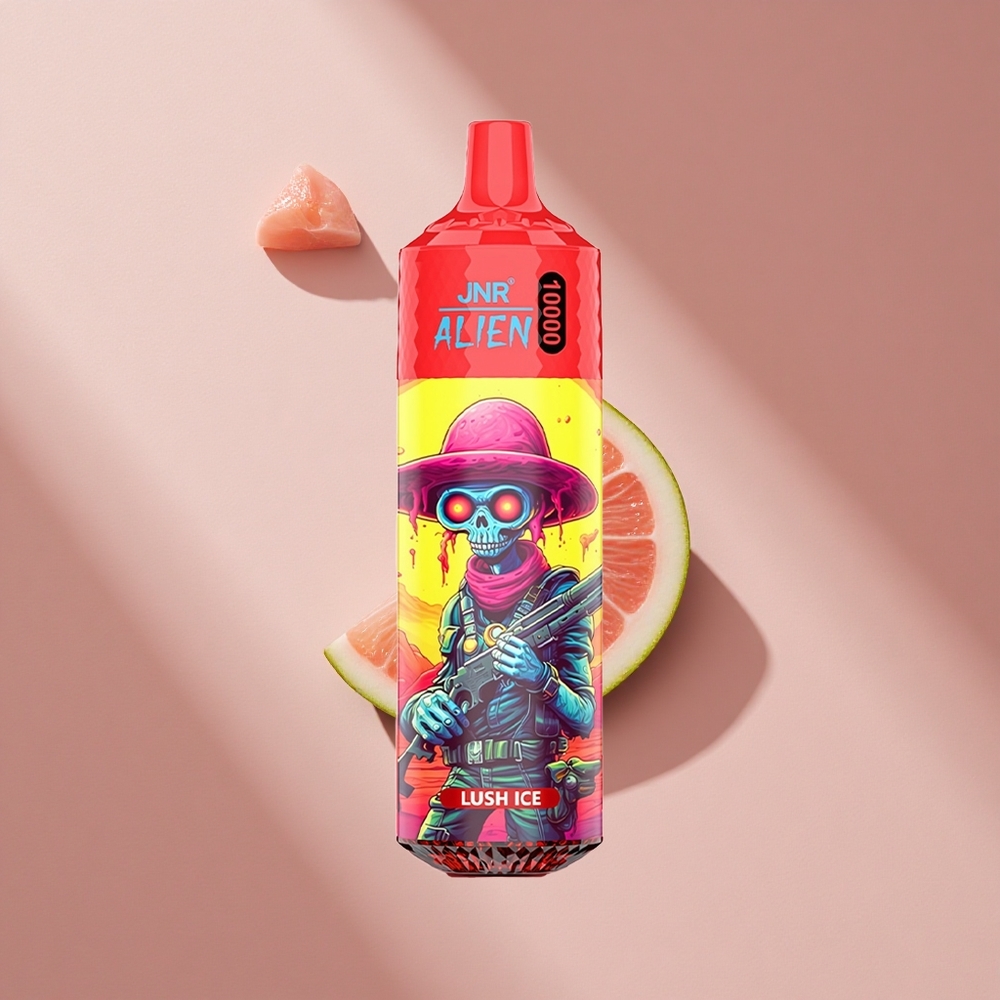 JNR Alien 10000 Puffs Ледяная Свежесть с 850mAh и RGB-подсветкой
