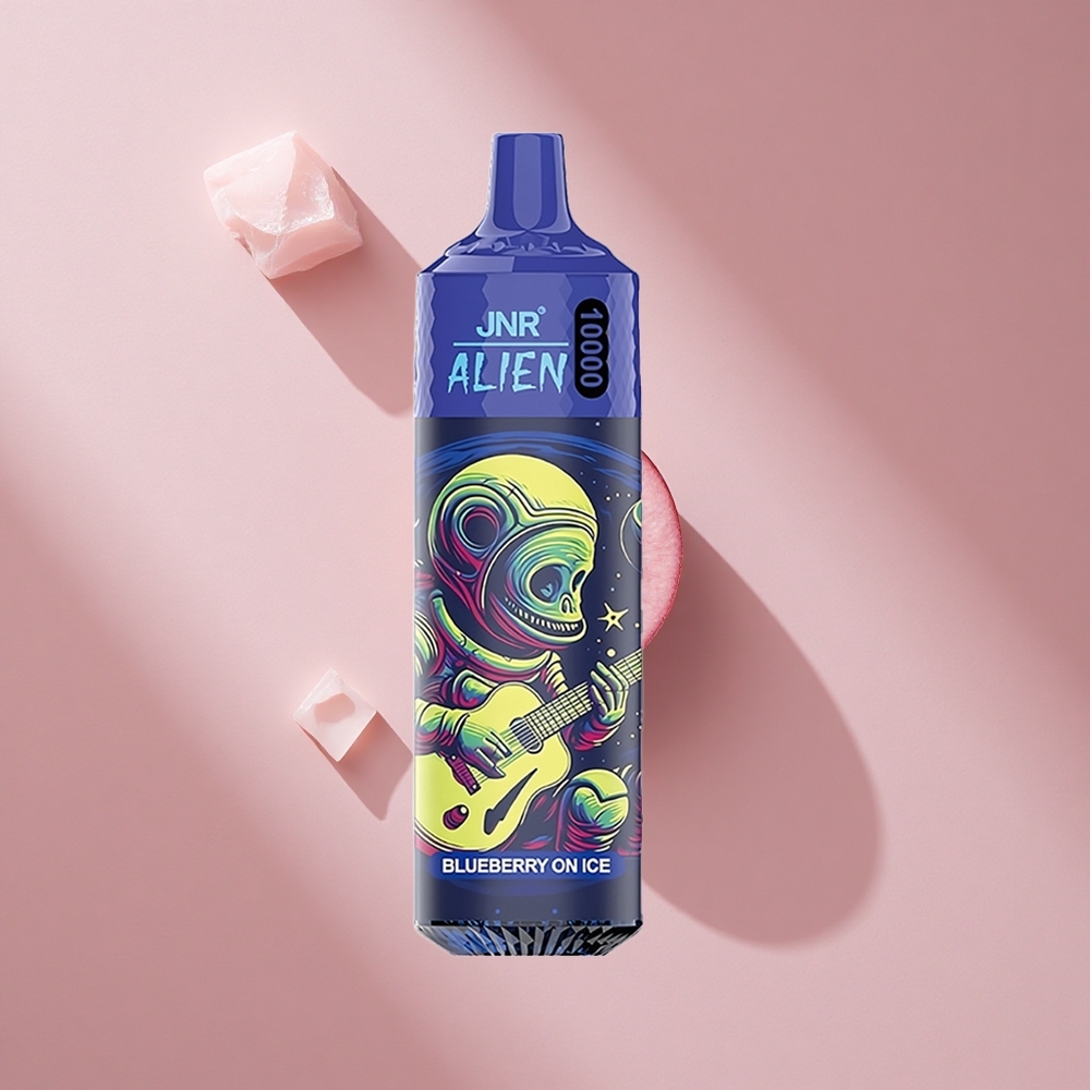 JNR Alien 10000 Puffs Черника во льду с LED (RGB) и 850mAh