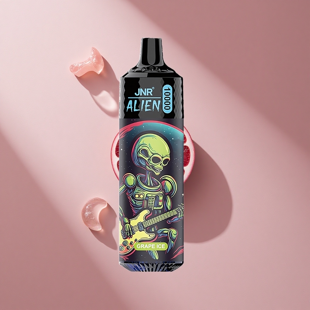 JNR Alien 10000 Puffs Виноградный Лёд с LED (RGB) подсветкой и 850mAh