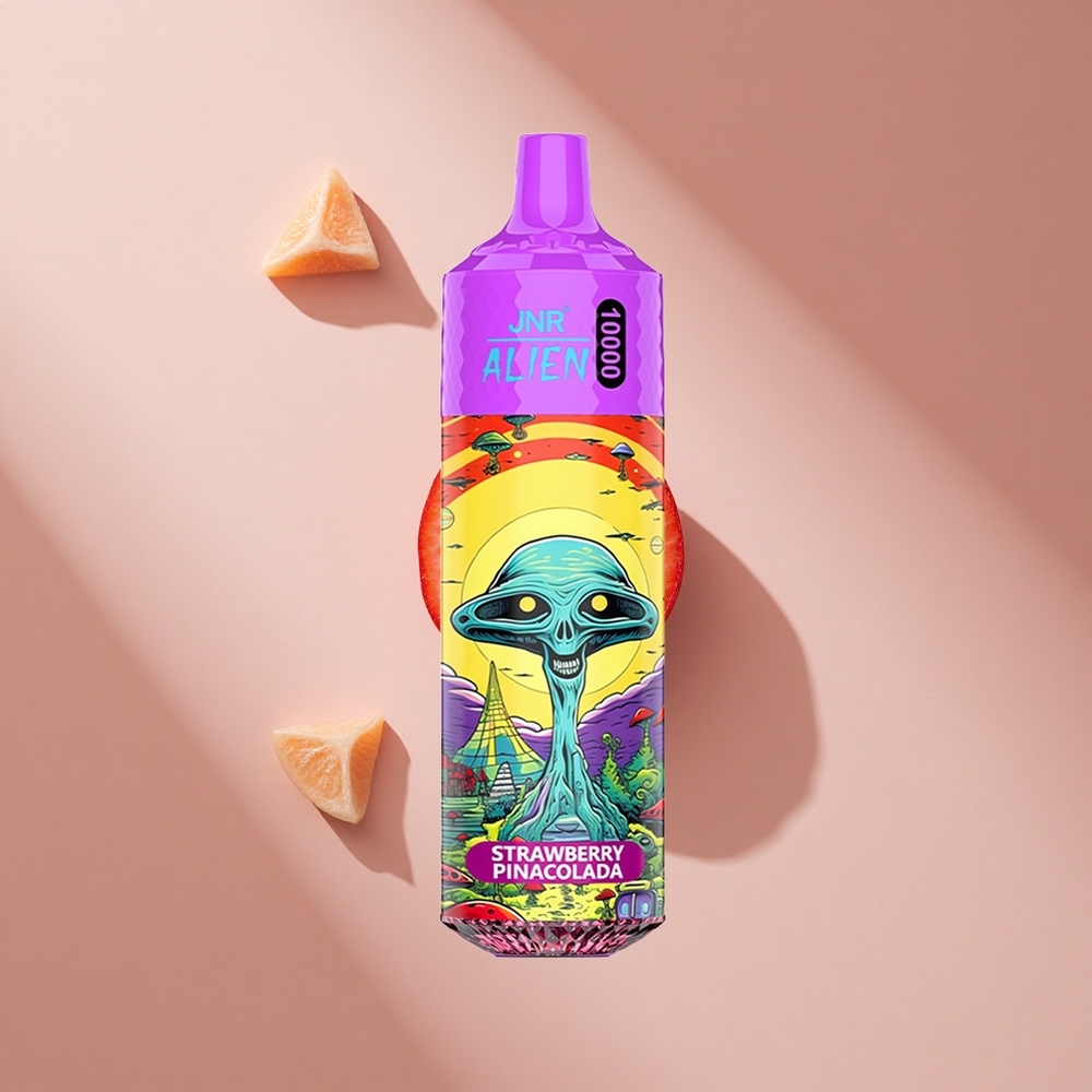 JNR Alien 10000 Puffs Клубничный Пина Колада с LED (RGB) подсветкой и 850mAh
