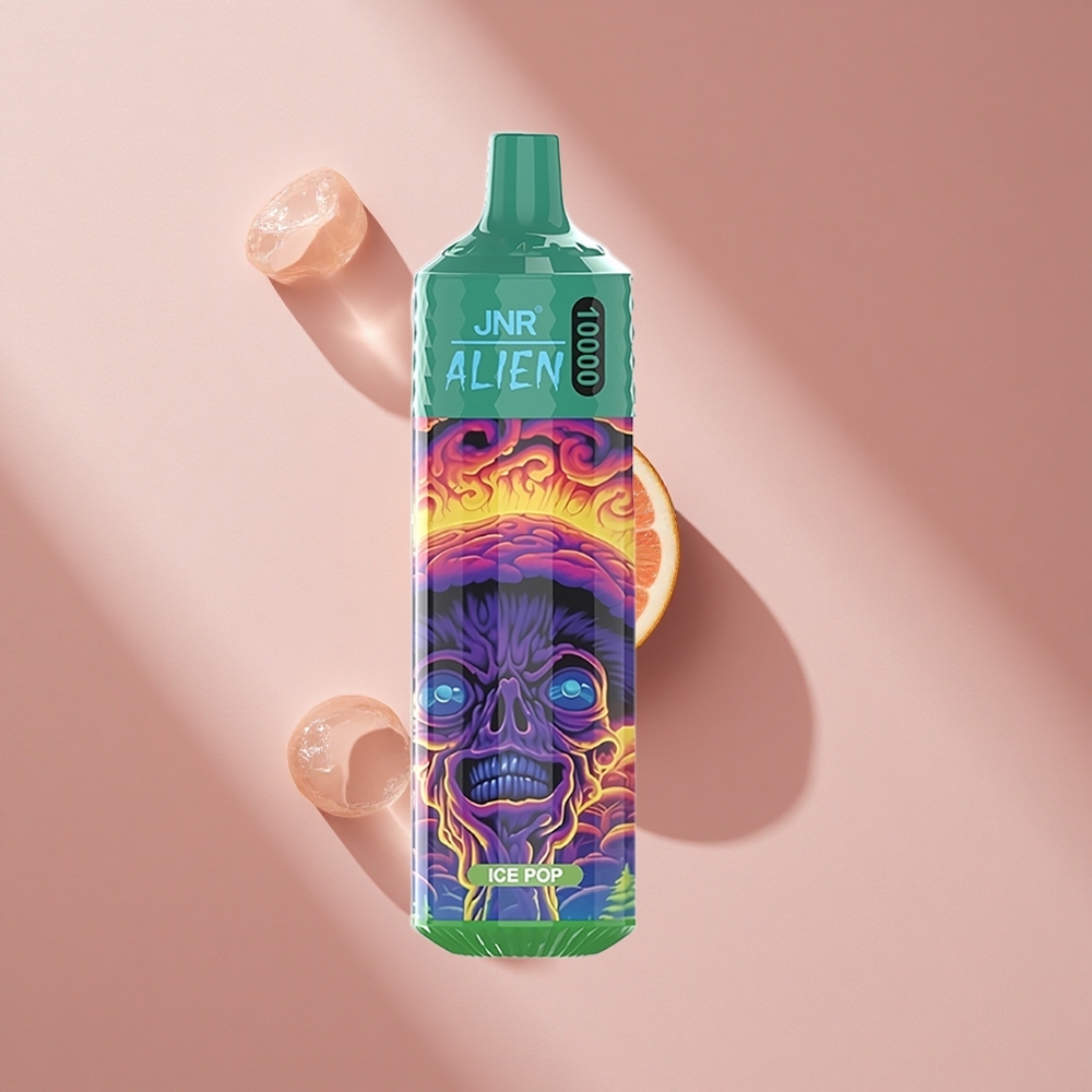 JNR Alien 10000 Puffs с LED (RGB) подсветкой и вкусом Ice Pop