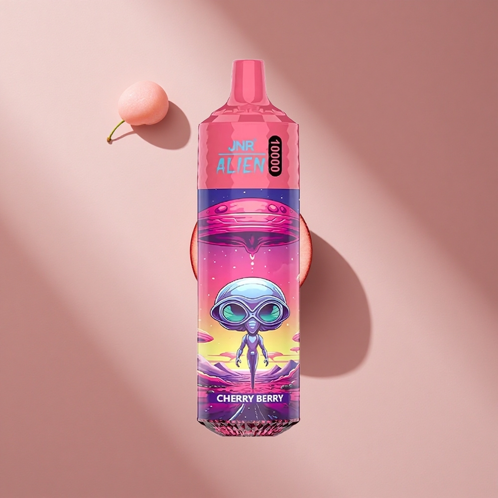 JNR Alien 10000 Puffs Вишня-Ягода с RGB-подсветкой и 850mAh