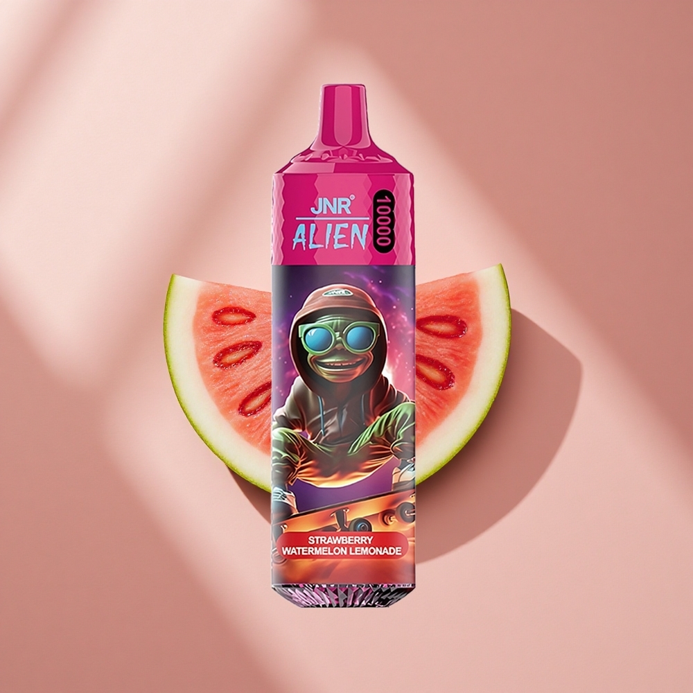 JNR Alien 10000 Puffs Клубника Арбуз Лимонад с RGB-подсветкой и 850mAh