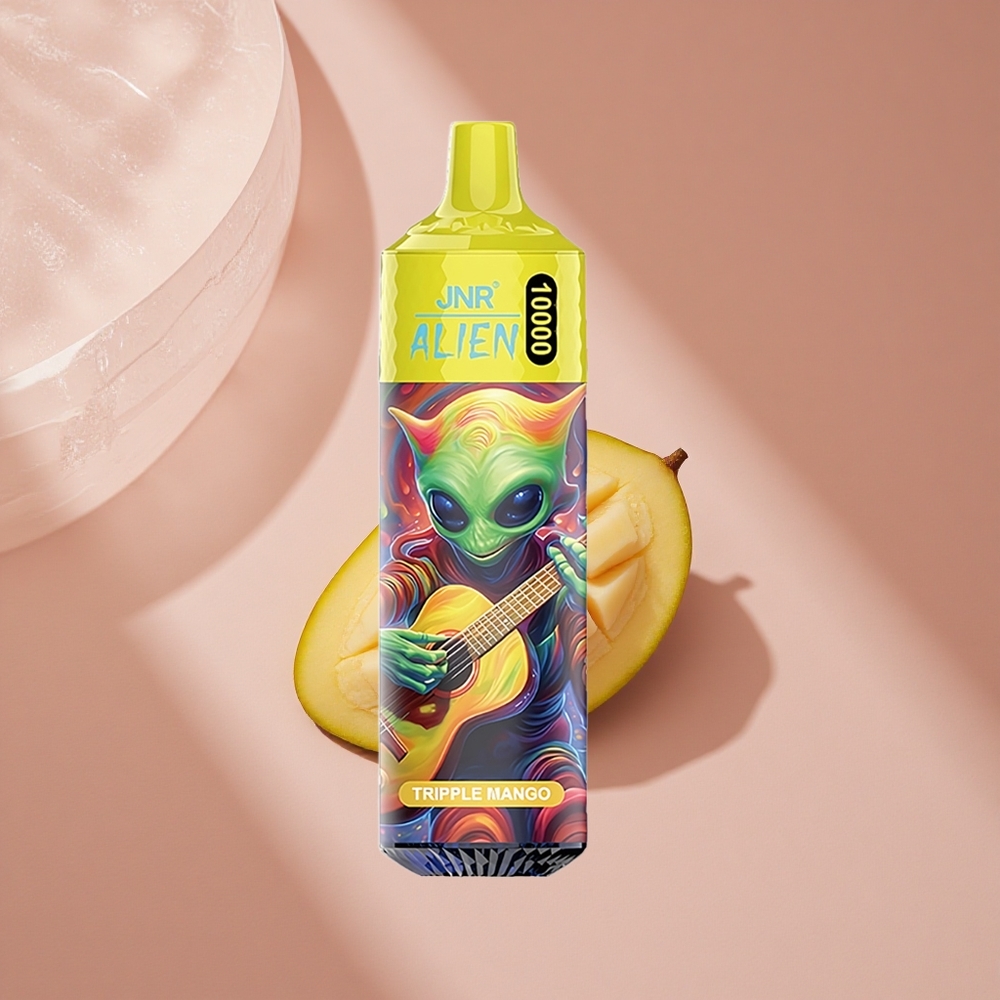JNR Alien 10000 Puffs Тройное манго с RGB-подсветкой и 850mAh