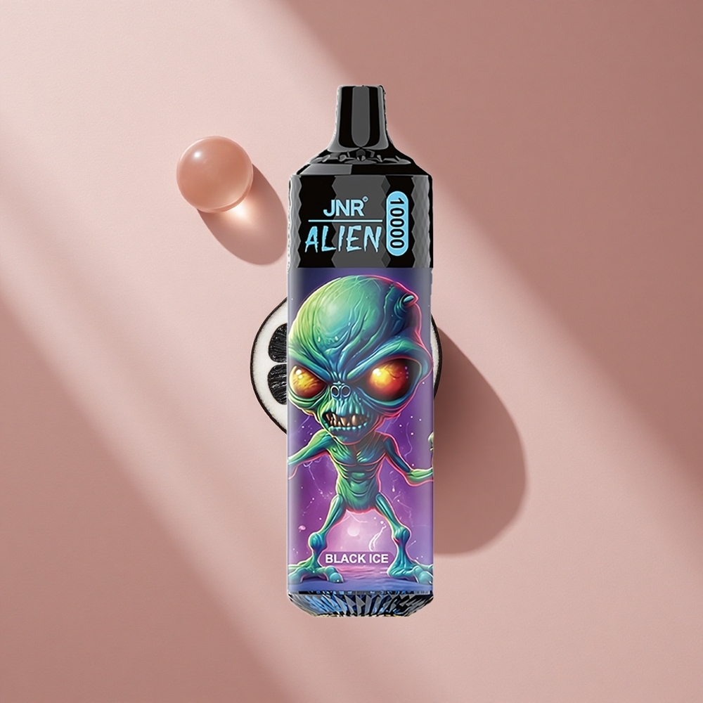 JNR Alien 10000 Puffs с RGB-подсветкой и Black Ice (Черный лед), 850mAh