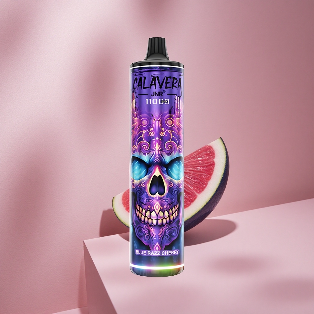 JNR Calavera 11000 Puffs Blue Razz Cherry (Голубая Малина Вишня) с Type-C и 21мл