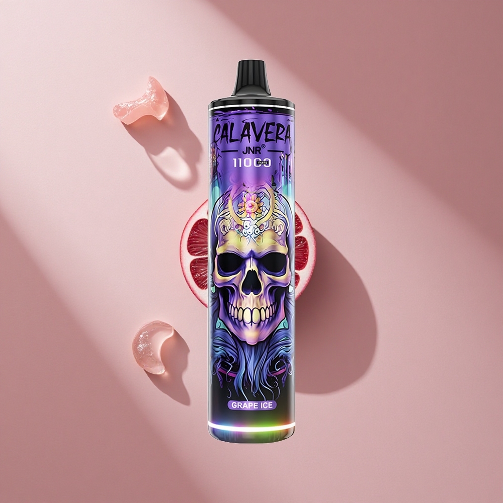 JNR Calavera 11000 Puffs Виноградный лёд с Type-C и 850 мАч