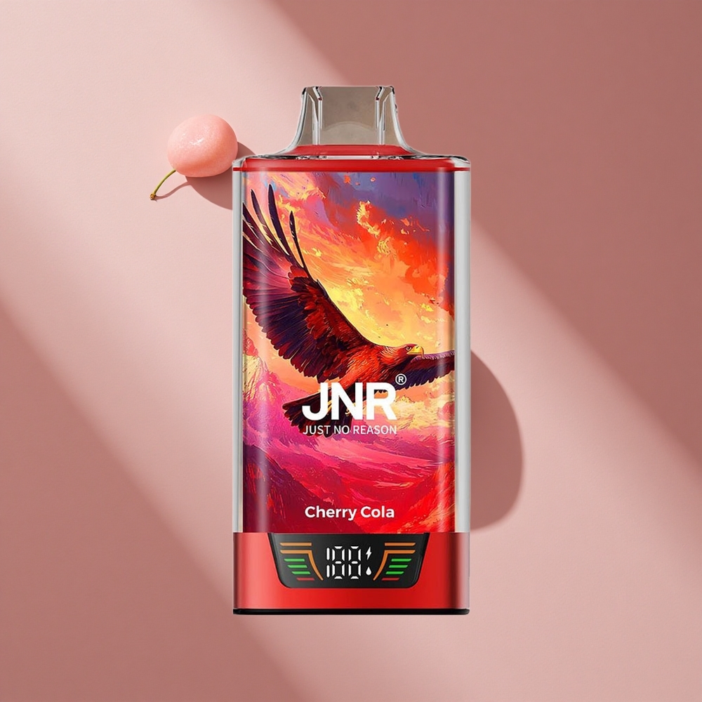 JNR Falcon Pro 28000 Вишнёвая Кола с 28000 затяжками и USB Type-C