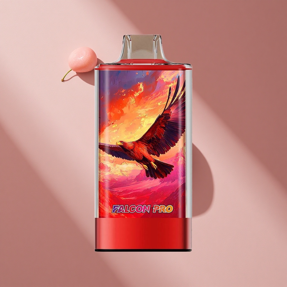 JNR Falcon Pro 28000 Вишнёвая Кола с 28000 затяжками и USB Type-C