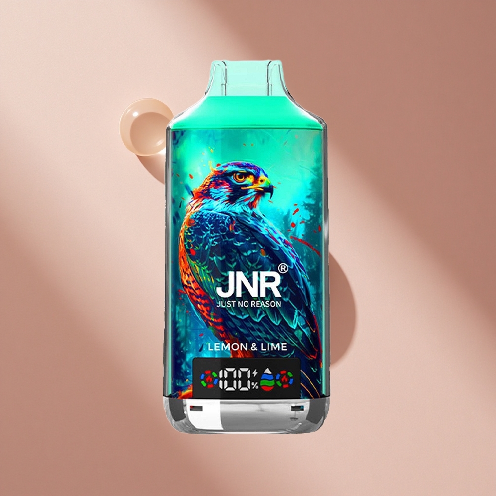 JNR Falcon X 18000 Puffs с цифровым дисплеем и лимонно-лаймовым вкусом