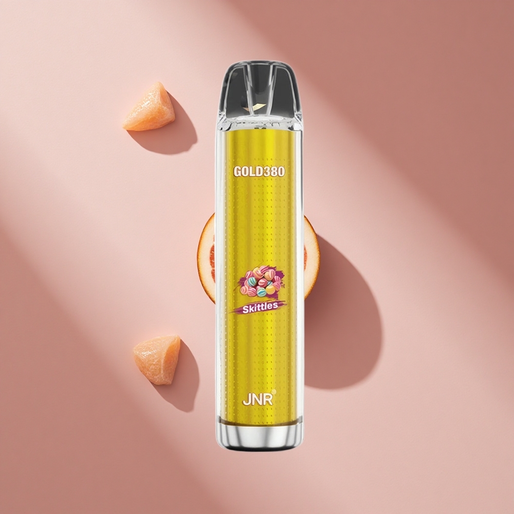 JNR Gold380 6000 Puffs Disposable Вейп Skittles с 13мл жидкости и 1500мAh батареей
