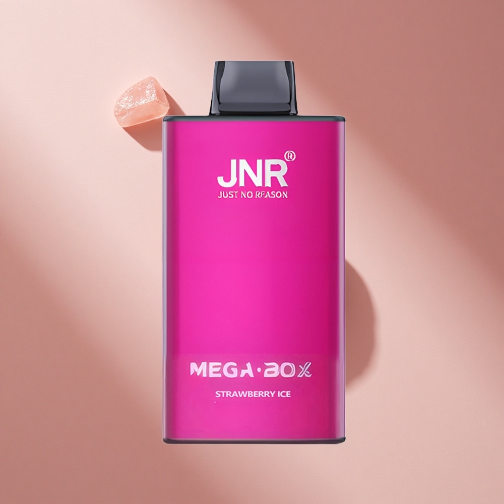 JNR Mega Box 25000 Puffs Клубничный Лёд с 30мл жидкости и 850мАч батареей