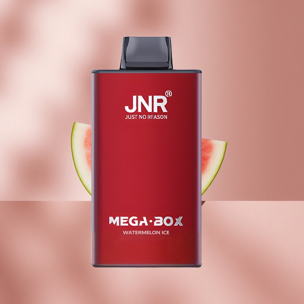 JNR Mega Box 25000 Puffs Арбузный Лёд с 30мл жидкости и 850мАч батареей