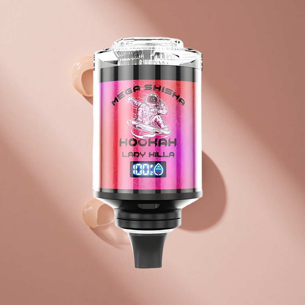 JNR Mega Shisha Hookah Desktop Compatibility 100K Леди Килла с 60мл жидкости
