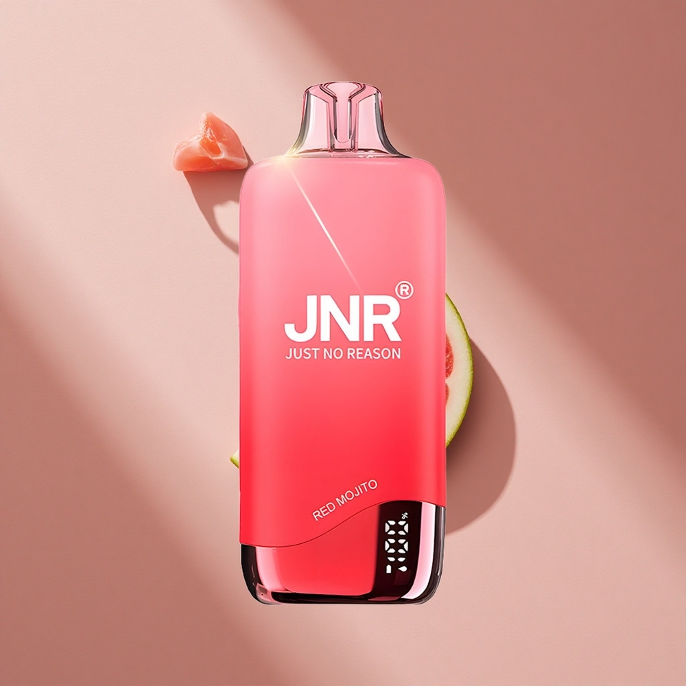 JNR Rainbow 10500 Puffs 18мл танк с жидкостью Red Mojito (Красный Мохито)