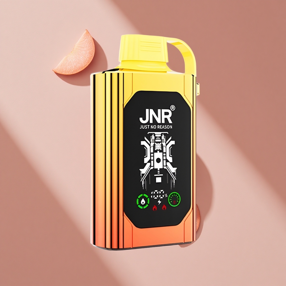 JNR Shisha Hookah Box 20500 Puffs Сочные Персики, 25мл жидкость, Dual Mesh Coil
