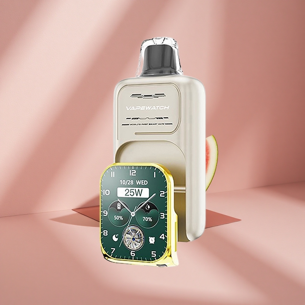 JNR Vape Watch 30000 Puffs с арбузным льдом и ёмкостью аккумулятора 1000mAh