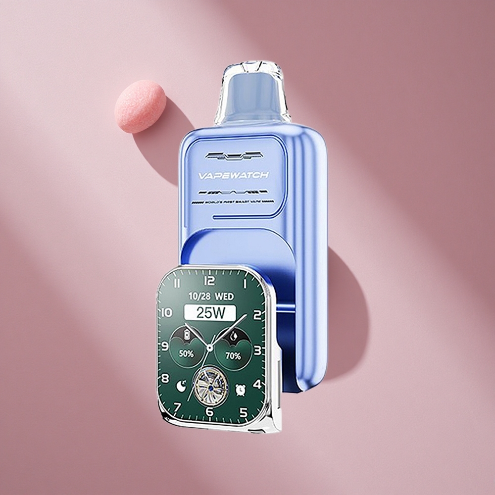 JNR Vape Watch 30000 Puffs Blue Razz Ice (Режим: 30,000 затяжек, 19мл жидкости)