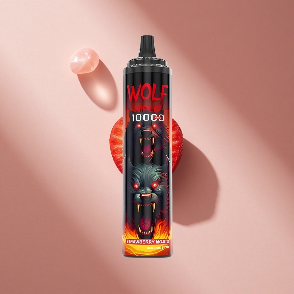 JNR Wolf Niplo 10000 Puffs Клубничный Мохито с аккумулятором 650mAh