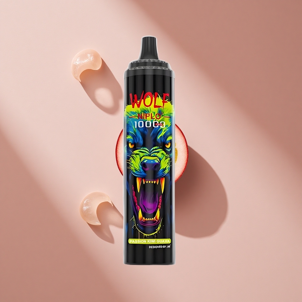 JNR Wolf Niplo 10000 Puffs Страсть Киви Гуава с Mesh Coil 1.0 Ом